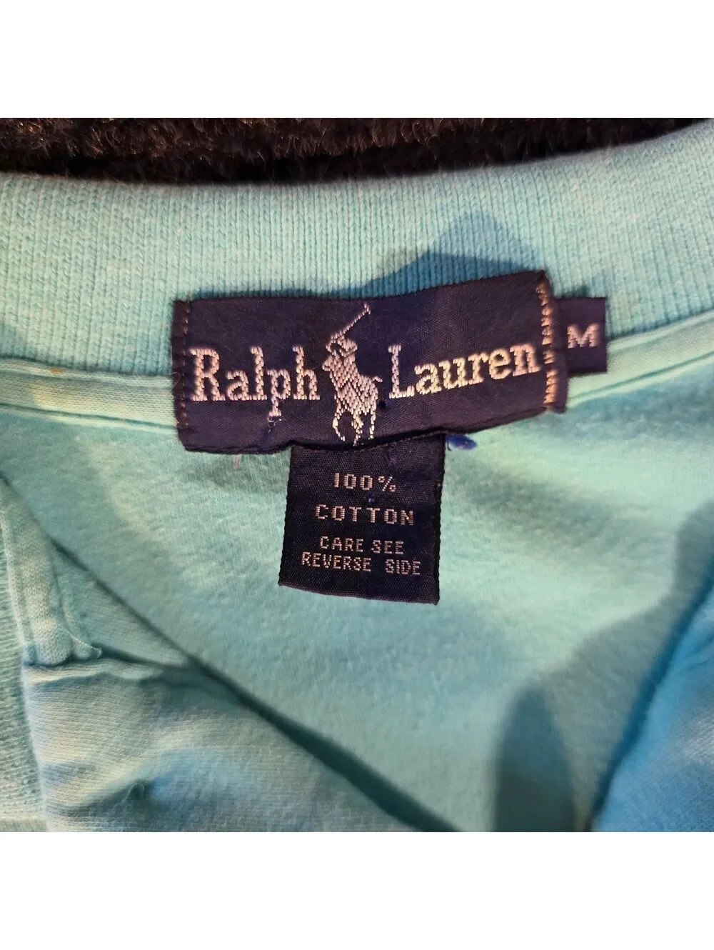 Ralph Lauren Classic Fit Polo Shirt in Light Blue, Size M